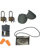 Baggor Acemi Bedelli Askeri Malzeme Seti Vatka-Dikiş Seti-Bot Kilidi-Cüzdan